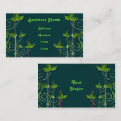 Grüne Natur-Visitenkarte Visitenkarte (Vorne/Hinten)