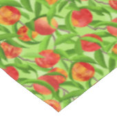 Grüne Nektarinen Tischdecke (Schrägansicht)