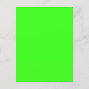 Grüne Neon-Einladungskarte mit individuellem Text Einladungspostkarte