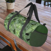 Grüne Nerven Pflanze Blätter Blütenblüte Duffle Bag
