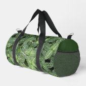 Grüne Nerven Pflanze Blätter Blütenblüte Duffle Bag (Rechte Ecke)