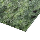 Grüne Nerven Pflanze Blätter Blütenblüte Schneidebrett (Ecke)