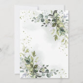 Grüne New Zuhause Moving Ankündigung Adressen (Rückseite)