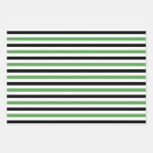 Grüne Niedliche Geister und Fledermäuse Orange Hal Geschenkpapier Set (Vorderseite 2)