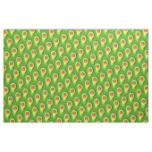 Grüne niedliche Kunst für Avocado Stoff (Yard (91,4 cm))