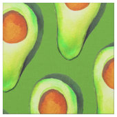 Grüne niedliche Kunst für Avocado Stoff (Nahaufnahme)