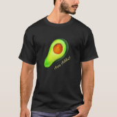 Grüne niedliche Kunst für Avocado T-Shirt (Vorderseite)