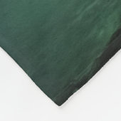 Grüne Nordlichter Fleecedecke (Ecke)