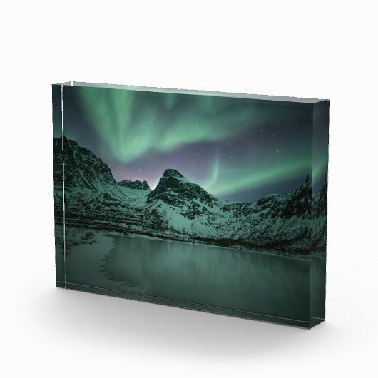 Grüne Nordlichter Fotoblock (Rechts)