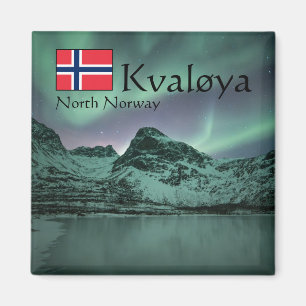 Grüne Nordlichter Magnet