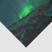 Grüne Nordlichter Seidenpapier (Ausschnitt)