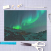 Grüne Nordlichter Seidenpapier (Handwerk)