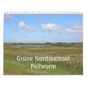 Grüne Nordseeinsel Pellworm Kalender (Titelbild)