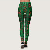 grüne Note Leggings (Rückseite)