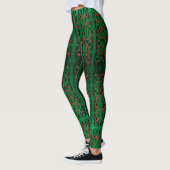 grüne Note Leggings (Links)