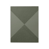 Grüne Notepad mit split Diamond Moss - Anpassbar Notizblock (Rotiert)