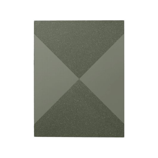 Grüne Notepad mit split Diamond Moss - Anpassbar Notizblock (Rotiert)