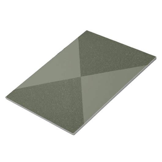 Grüne Notepad mit split Diamond Moss - Anpassbar Notizblock (angewinkelt)