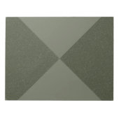Grüne Notepad mit split Diamond Moss - Anpassbar Notizblock (Vorderseite)