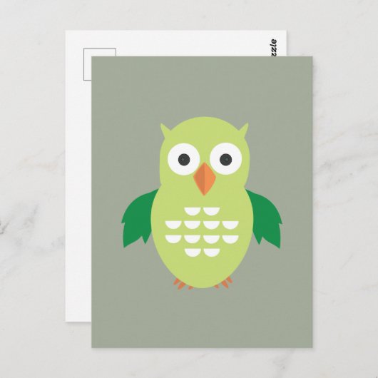 Grüne Ochse Postkarte (Vorne/Hinten)