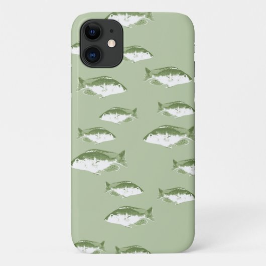 Grüne Ochsenfische Case-Mate iPhone Hülle (Rückseite)