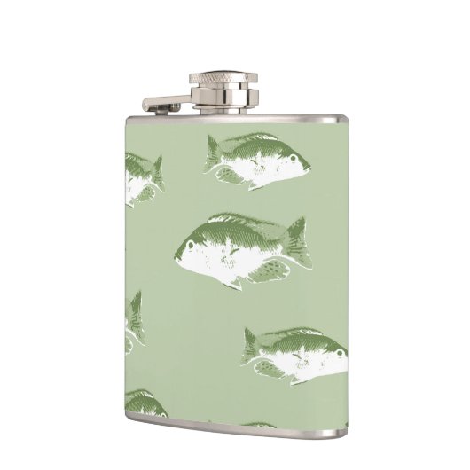 Grüne Ochsenfische Flachmann (Links)