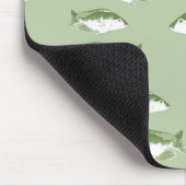 Grüne Ochsenfische Mousepad (Ecke)