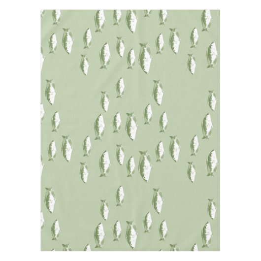 Grüne Ochsenfische Tischdecke (Vorderseite)