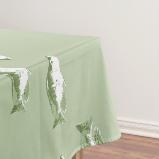 Grüne Ochsenfische Tischdecke (Beispiel)