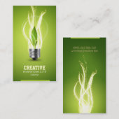 grüne Ökoenergie-Geschäftskarte Visitenkarte (Vorne/Hinten)