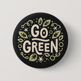 Grüne ökologische Ästhetik Button