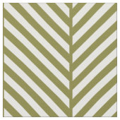 Grüne Olive Herringbone Große Skala Stoff (Nahaufnahme)