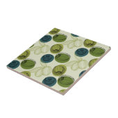 Grüne Olive Sketch Zeichnend Musterküche Fliese (Seite)