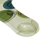 Grüne Olive Sketch Zeichnend Musterküche Schneidebrett (Ecke)