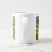 Grüne Oliven 2014 Jumbo-Tasse (Rückseite)