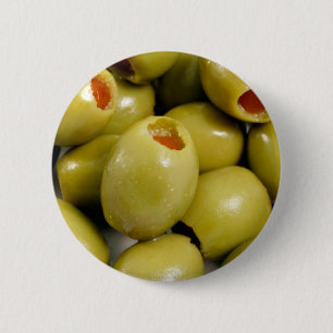Grüne Oliven Button