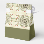 Grüne Oliven und Creme Geschenkschachtel (Rückseite)