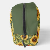 Grüne Olivenbäume Sonnenblume Lady Bug Garden Zen Waschbeutel (Rechts)