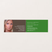 Grüne Ombre, farbige Eimer, Maler und Dekorator Visitenkarten (Innenseite Aufgefaltet)