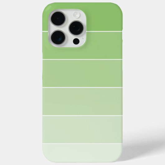 Grüne Ombré Streifen Case-Mate iPhone Hülle (Rückseite)