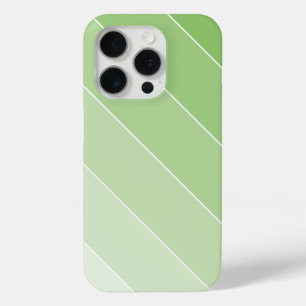 Grüne Ombré Streifen iPhone 15 Pro Hülle