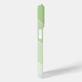 Grüne Ombré Streifen Case-Mate iPhone Hülle (Rückseite / Rechts)