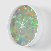 grüne Opal-Stone-Wall-Uhr Uhr (Winkel)