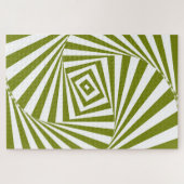 Grüne optische Täuschung Puzzle (Horizontal)