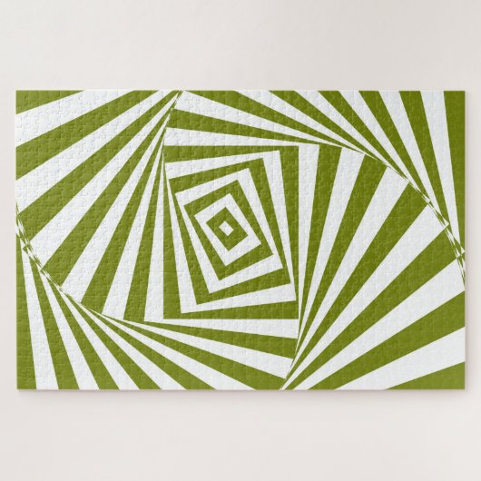 Grüne optische Täuschung Puzzle (Horizontal)