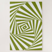 Grüne optische Täuschung Puzzle (Vertikal)