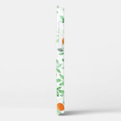 Grüne Orange Mandarine Provence Wasserfarbe Case-Mate iPhone Hülle (Rückseite / Links)