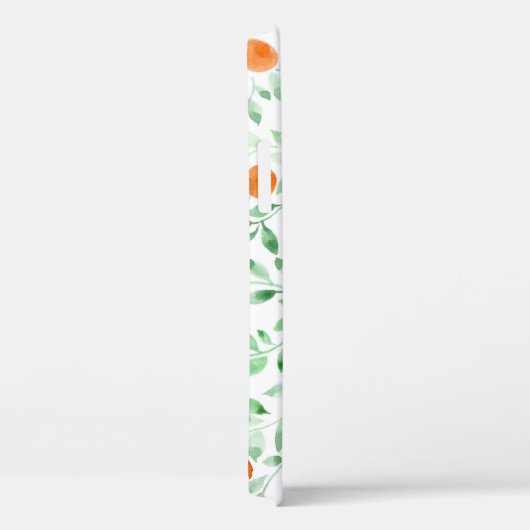 Grüne Orange Mandarine Provence Wasserfarbe Case-Mate iPhone Hülle (Rückseite / Rechts)