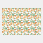 GRÜNE ORANGE TAN FALL AUTUMN GESCHENKPAPIER SET (Vorderseite 2)