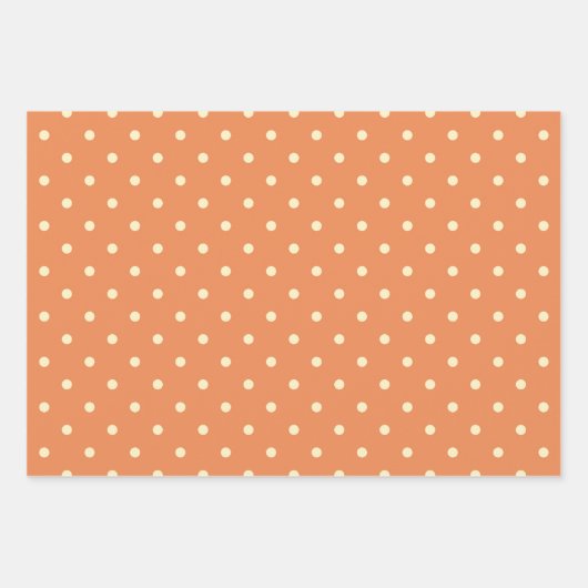 GRÜNE ORANGE TAN FALL AUTUMN GESCHENKPAPIER SET (Vorderseite)